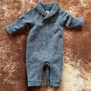 Cozy Gray Herringbone One Piece